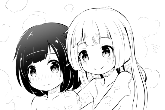 lillie and selene (pokemon and 1 more) drawn by nekono_rin