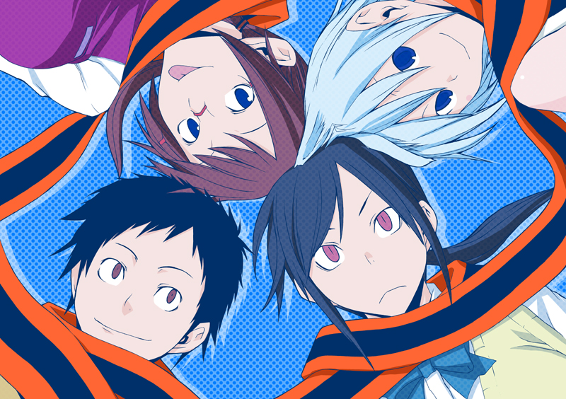 nanami ao, yarizakura hime, isone kotoha, and hiizumi akina (yozakura quartet) drawn by yasuda_suzuhito