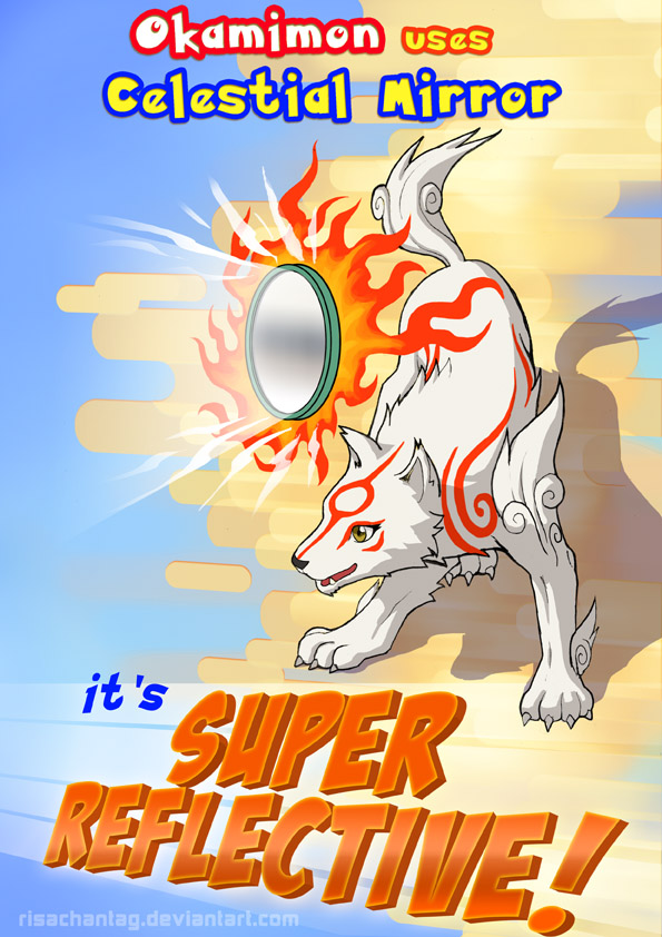 amaterasu (pokemon and 1 more) drawn by risachantag