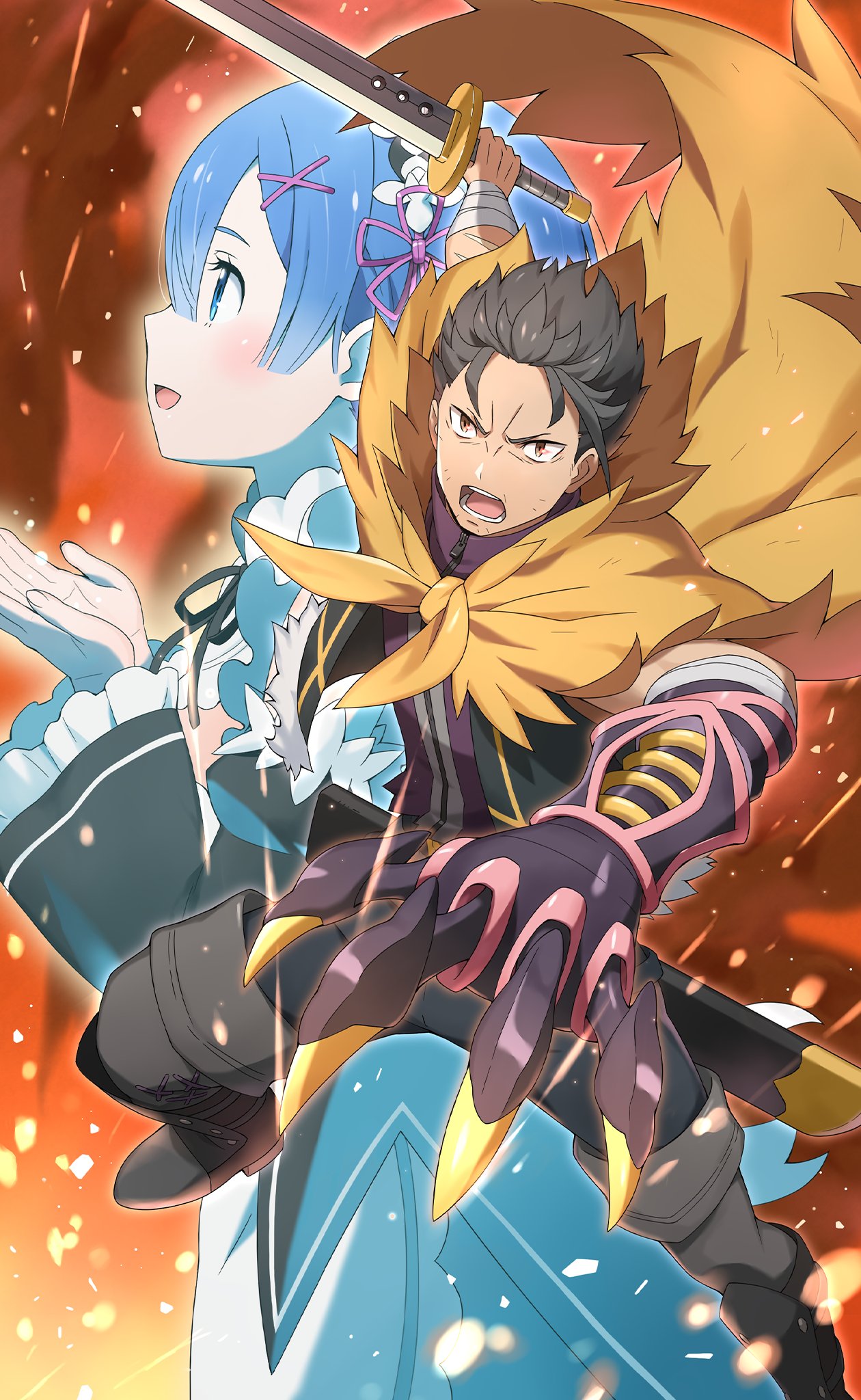 Rem Natsuki Subaru And Aldebaran Re Zero Kara Hajimeru Isekai Seikatsu And 1 More Danbooru