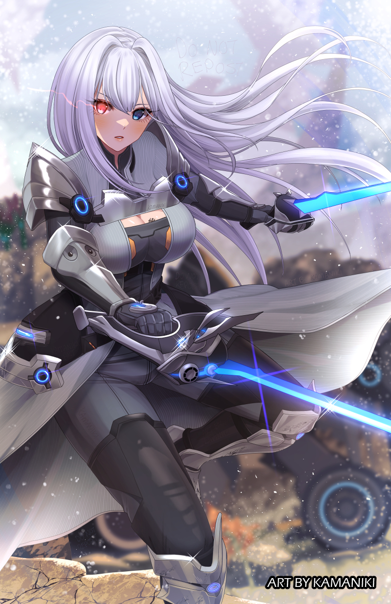 ethel (xenoblade chronicles and 1 more) drawn by kamaniki