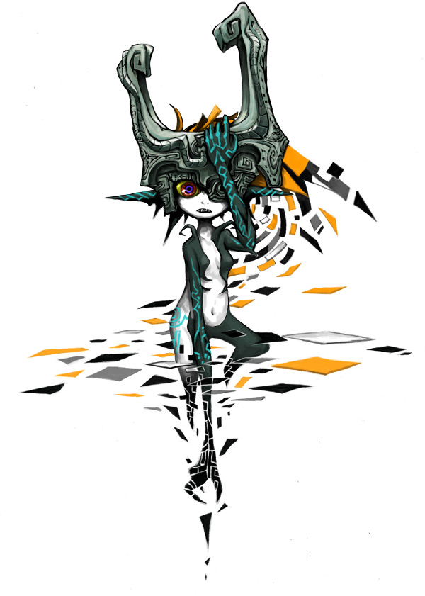 midna (the legend of zelda and 1 more) drawn by saboterian