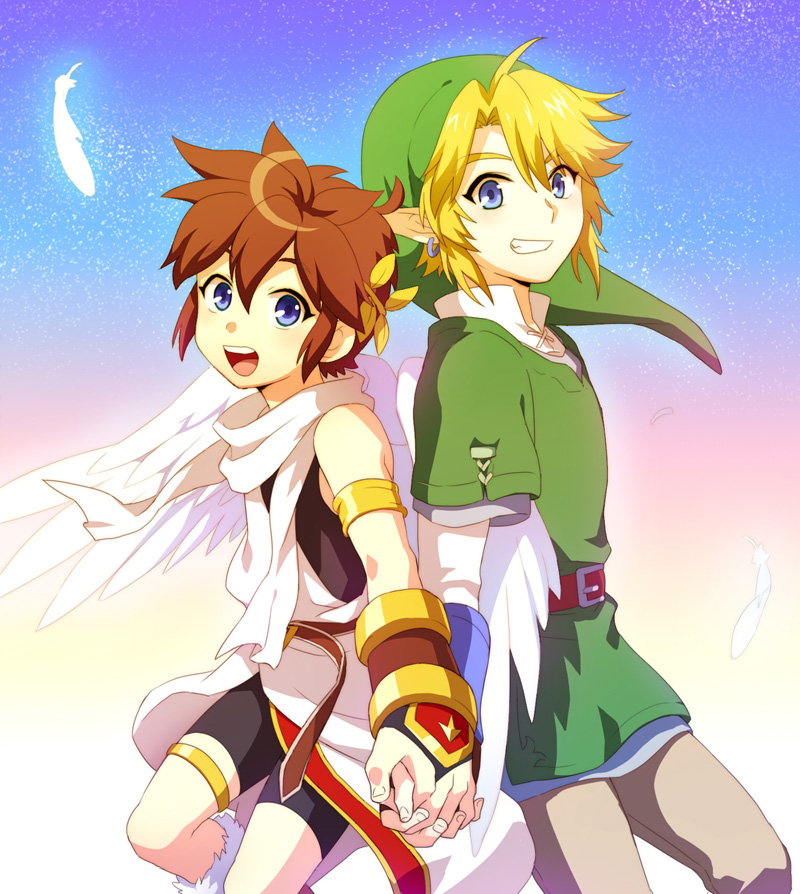 link and pit (the legend of zelda and 2 more) drawn by 11kkr