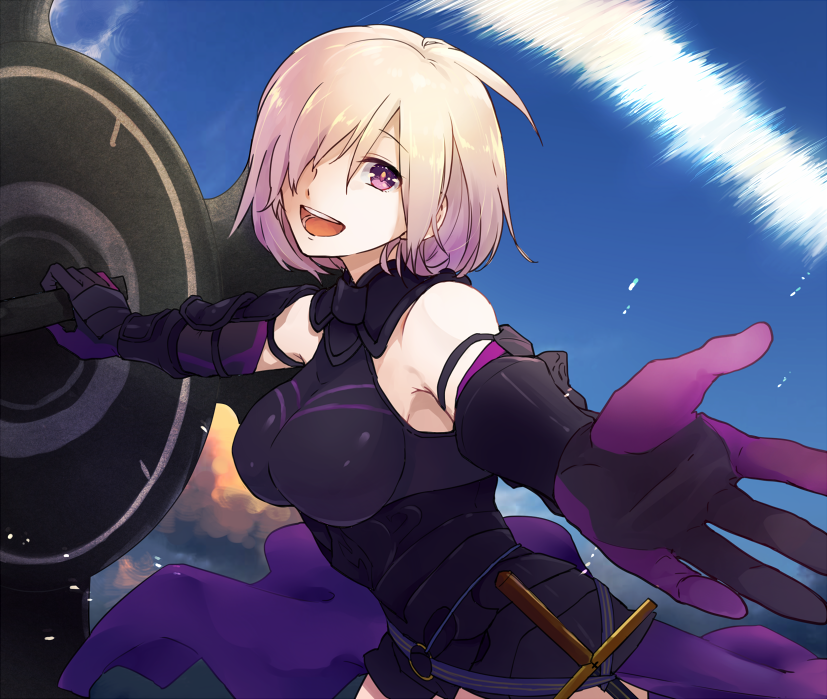 mash kyrielight (fate and 1 more) drawn by ecriture