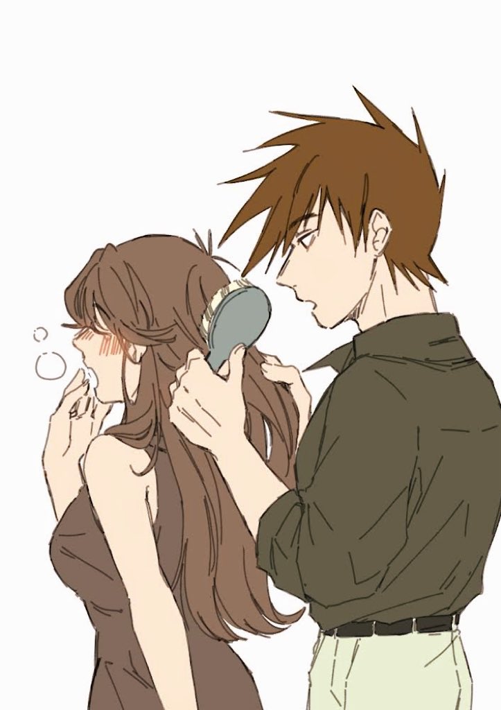blue oak and green (pokemon and 1 more) drawn by riceball_(gohan_gin)