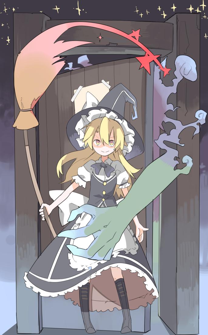 kirisame marisa (touhou and 1 more) drawn by akimaki_yuu
