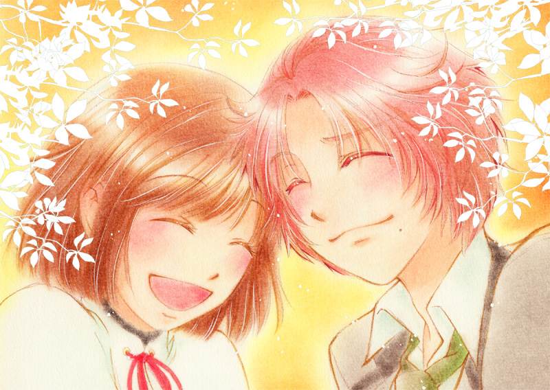 protagonist and amachi shouta (tokimeki memorial and 2 more) drawn by manmaruma