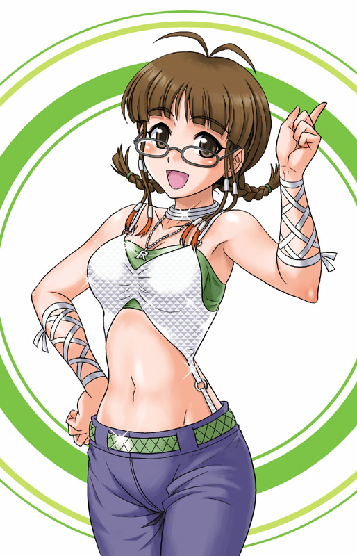 akizuki ritsuko (idolmaster and 1 more) drawn by hida_tatsuo
