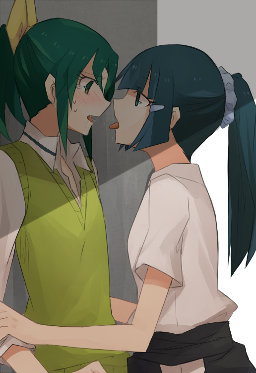 midorikawa nao and aoki reika (precure and 1 more) drawn by aoki_shizumi