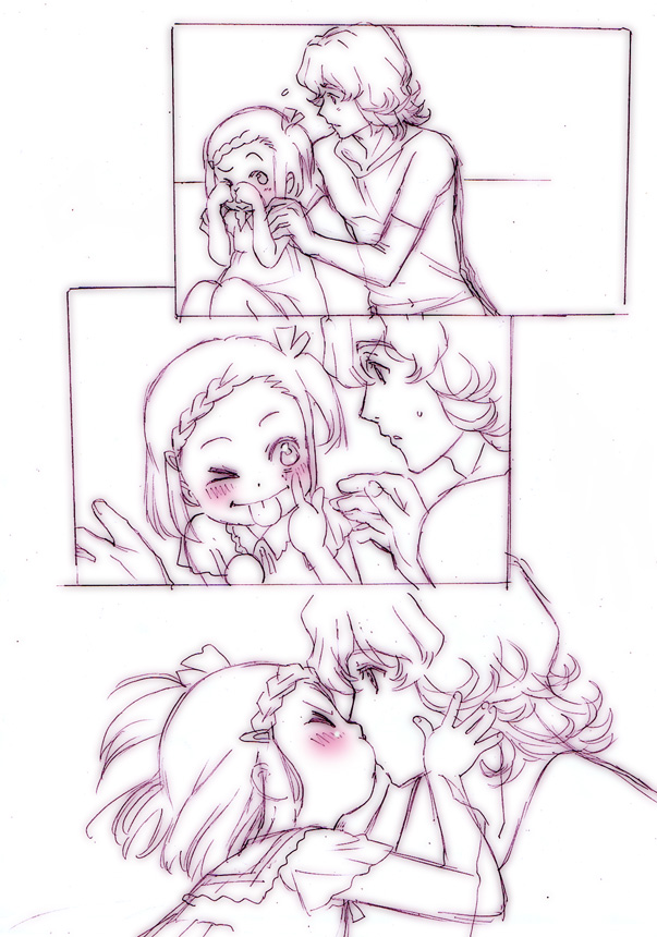 barnaby brooks jr. and kaburagi kaede (tiger & bunny) drawn by nishida_asako