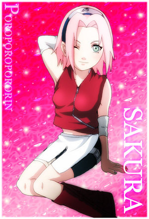 haruno sakura (naruto and 1 more) drawn by pomeranianko