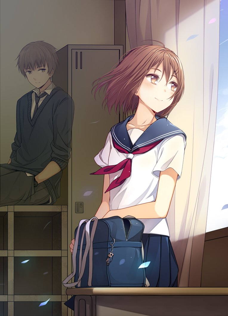hozumi misaki (rindou ni sayonara wo) drawn by uruu_gekka