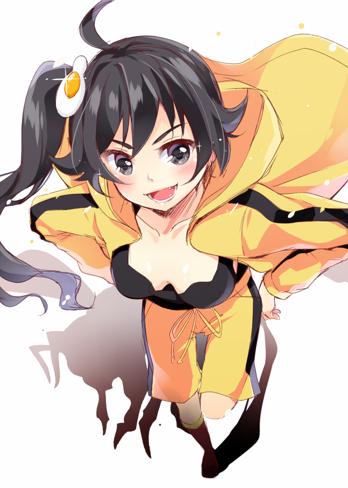 araragi karen (monogatari and 2 more) drawn by hazuki_natsu