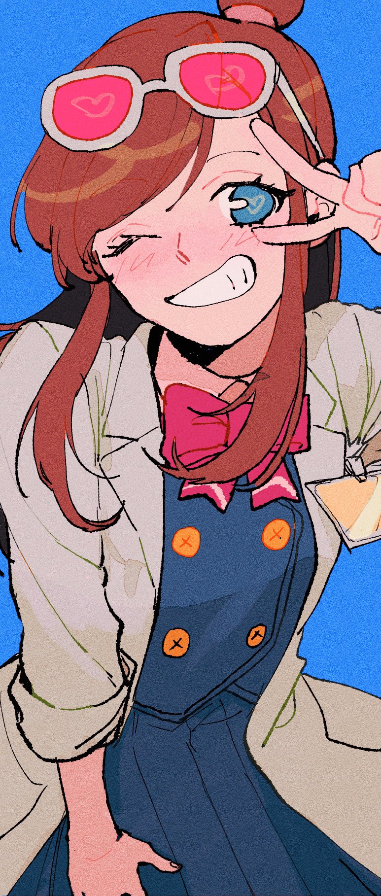 ema skye (ace attorney and 1 more) drawn by beachricefield