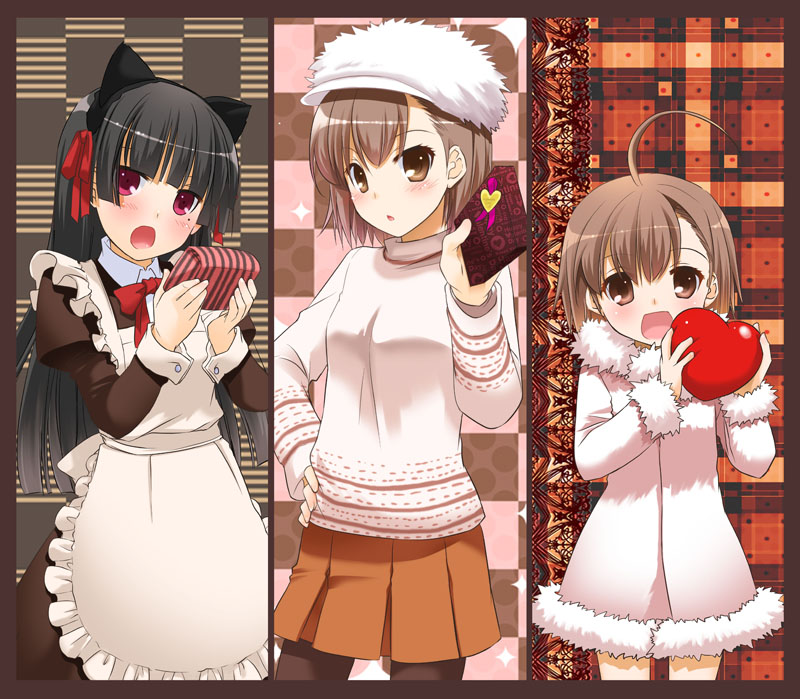 misaka mikoto, gokou ruri, and last order (toaru majutsu no index and 2 more) drawn by nakajima_yuka
