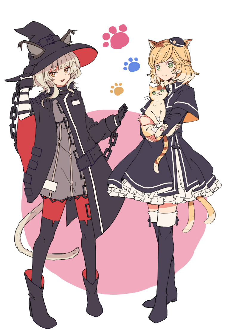 mousse and haze (arknights) drawn by harami_(hara_333)