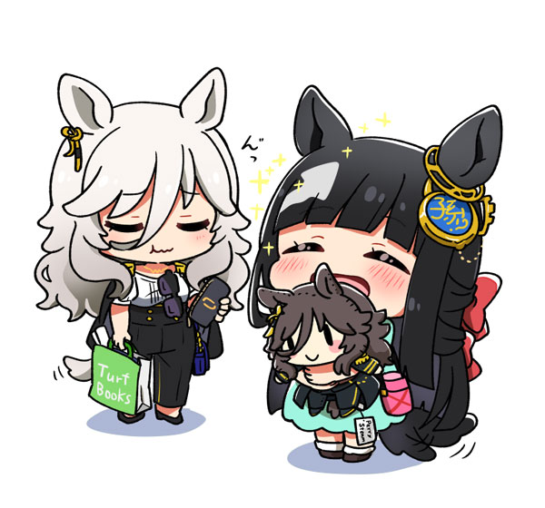 chrono genesis and perry steam (umamusume and 1 more) drawn by kni