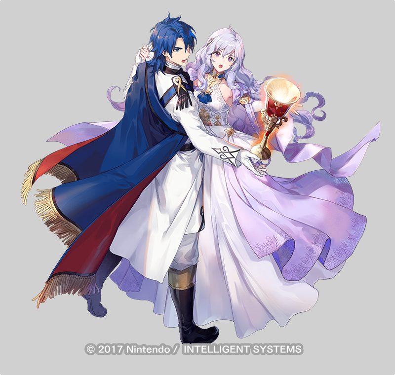 sigurd and deirdre (fire emblem and 2 more) drawn by azu-taro