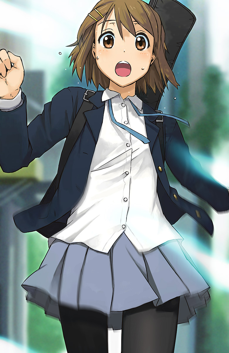 hirasawa yui (k-on!) drawn by itou_(onsoku_tassha)