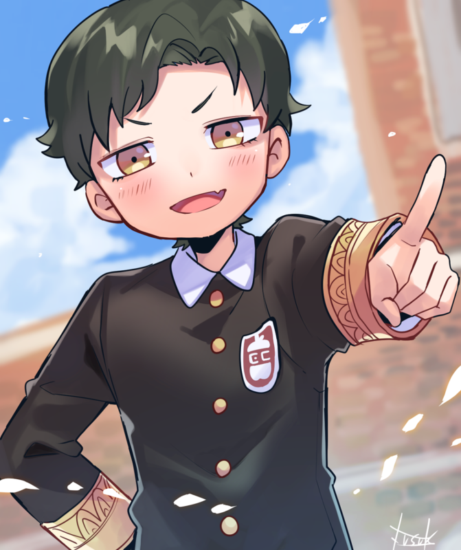 damian desmond (spy x family) drawn by yuusuke-kun