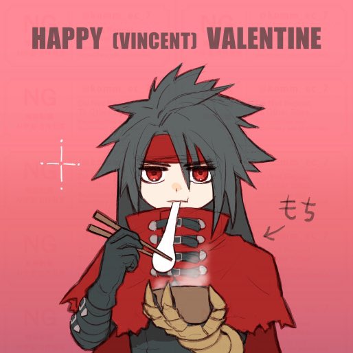 vincent valentine (final fantasy and 2 more) drawn by komm_ec_7