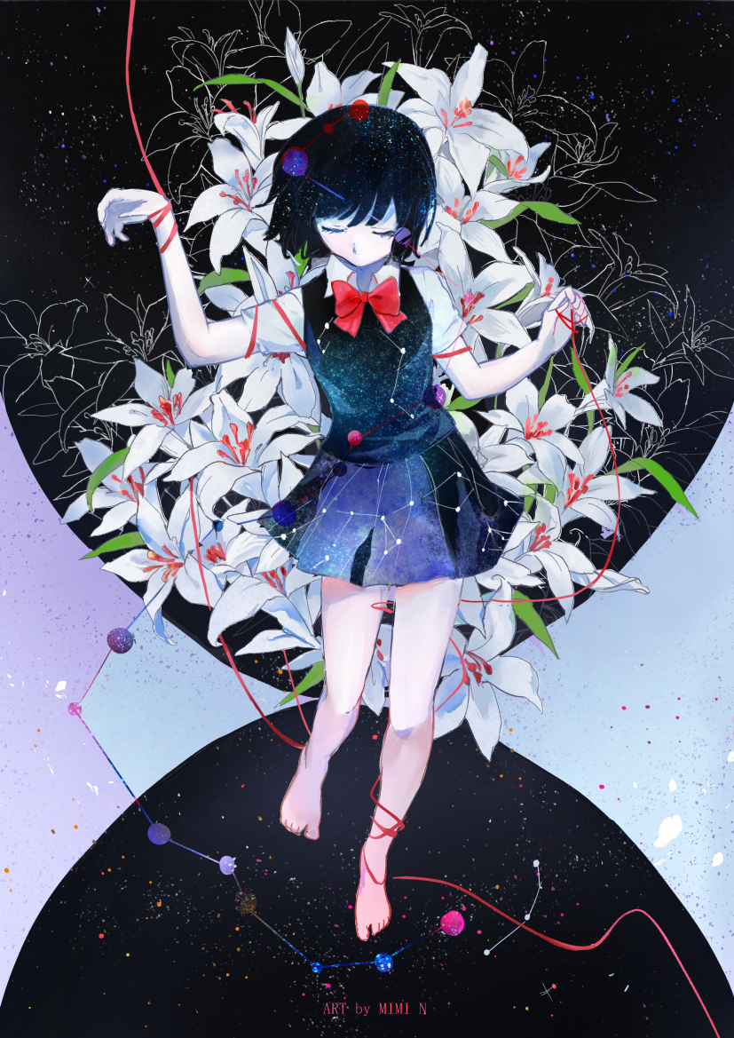 yasuraoka hanabi (kuzu no honkai) drawn by mimi_n