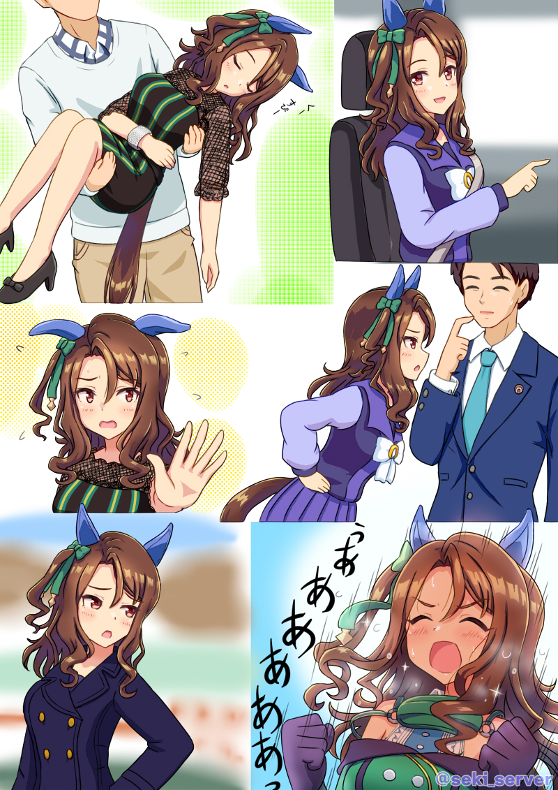 king halo (umamusume) drawn by seki_(hyokosho)