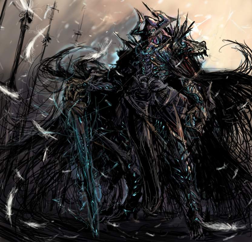 king hassan (fate and 1 more) drawn by moto_murabito