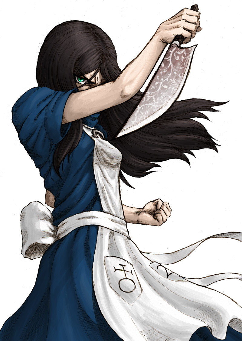 alice liddell (american mcgee's alice) drawn by ceramic_man
