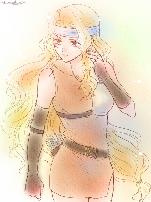 brigid (fire emblem and 1 more) drawn by hanasaki_komugi