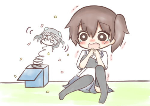 kaga and wo-class aircraft carrier (kantai collection) drawn by jako_(jakoo21)