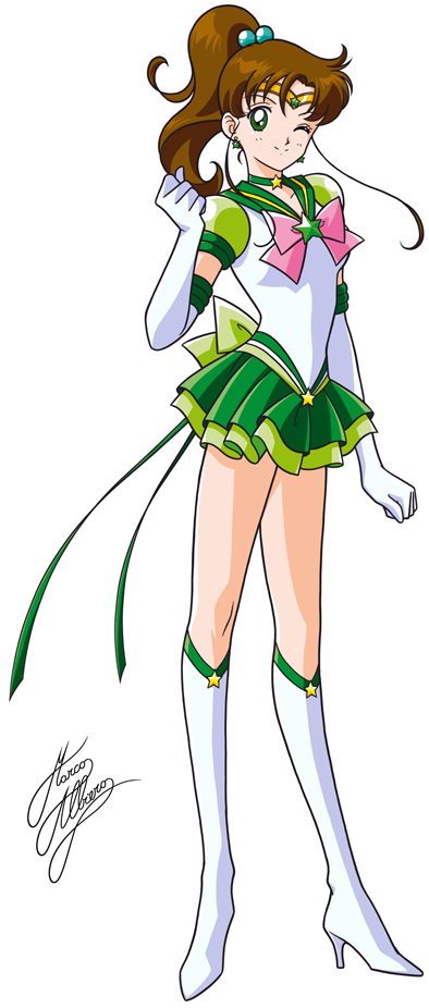 kino makoto, sailor jupiter, and super sailor jupiter (bishoujo senshi sailor moon and 1 more) drawn by marco_albiero