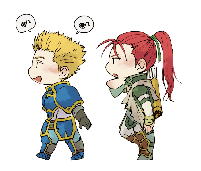 shinon and gatrie (fire emblem and 1 more) drawn by nmnm_bbb