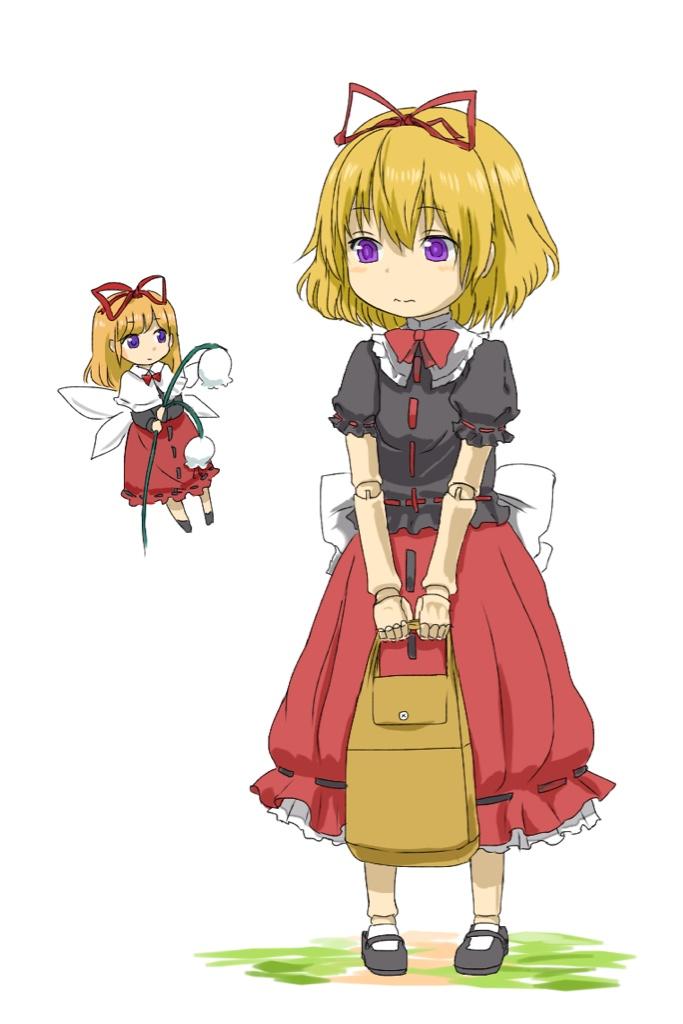 medicine melancholy and su-san (touhou) drawn by doroame_(ameyu)