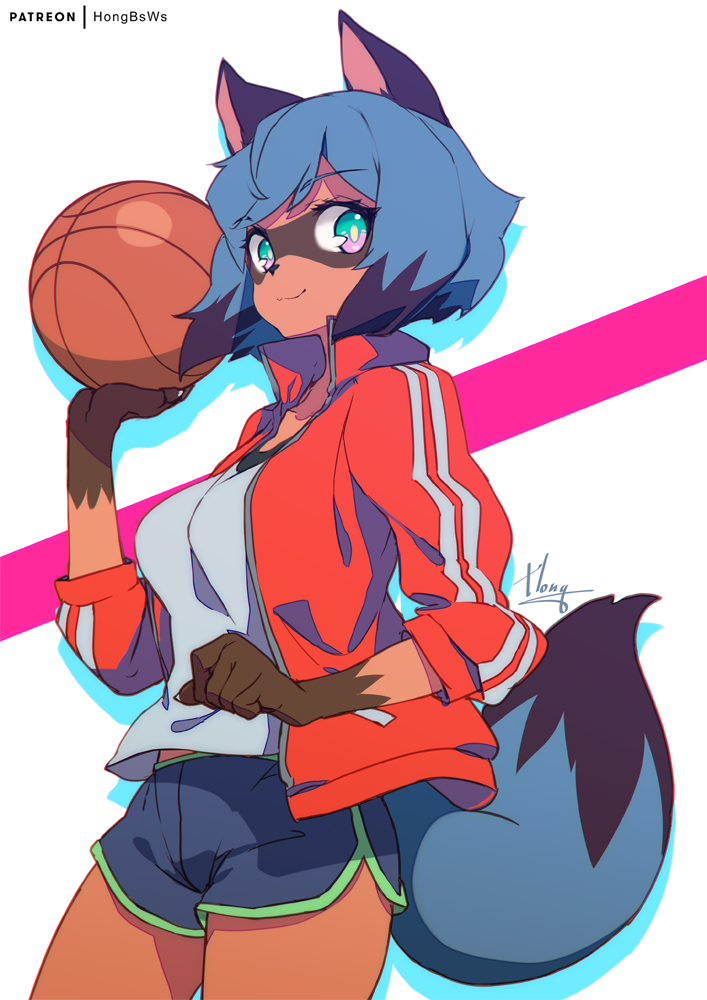 kagemori michiru (brand new animal) drawn by hong_(white_spider)