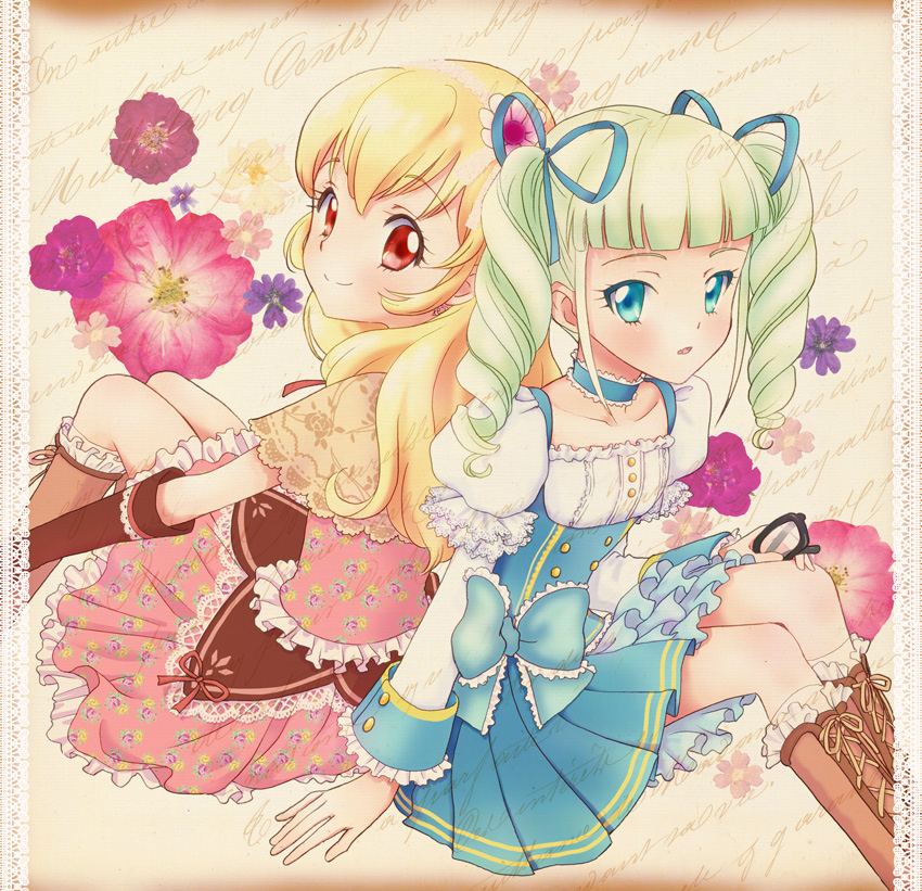 hoshimiya ichigo and todo yurika (aikatsu!) drawn by chiririn