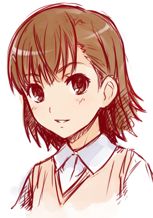 misaka mikoto (toaru majutsu no index and 1 more) drawn by ha-ru