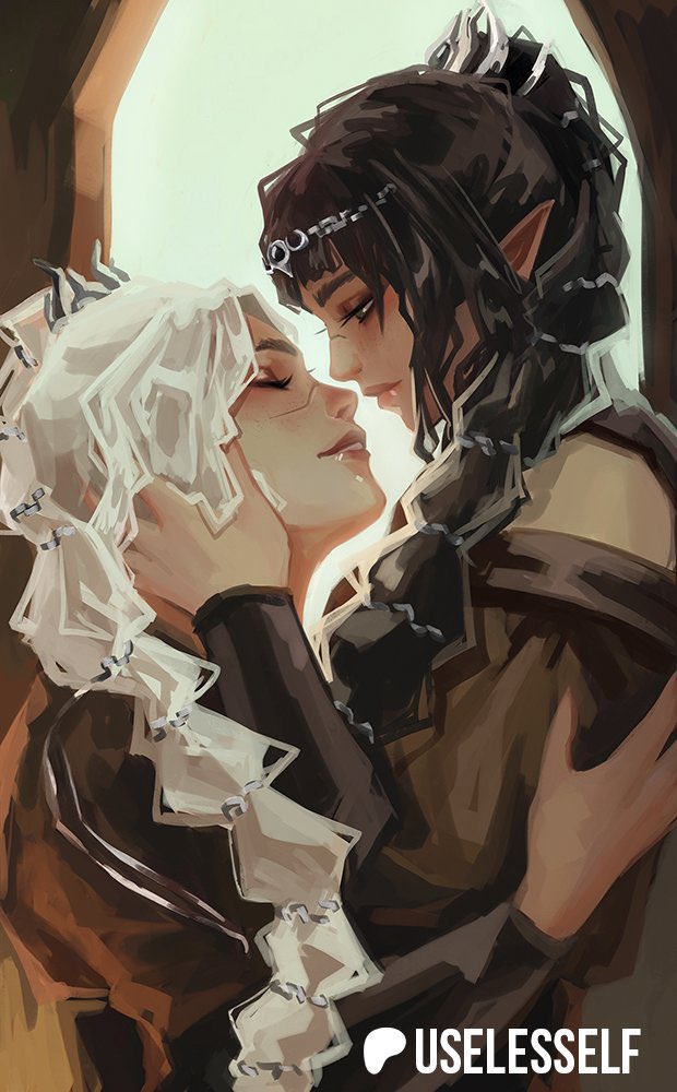 shadowheart (dungeons & dragons and 2 more) drawn by useless_elf