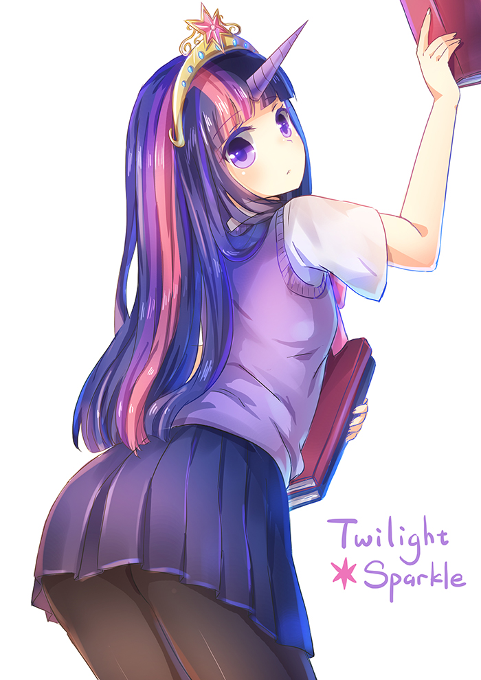 twilight sparkle (my little pony and 1 more) drawn by emia_wang