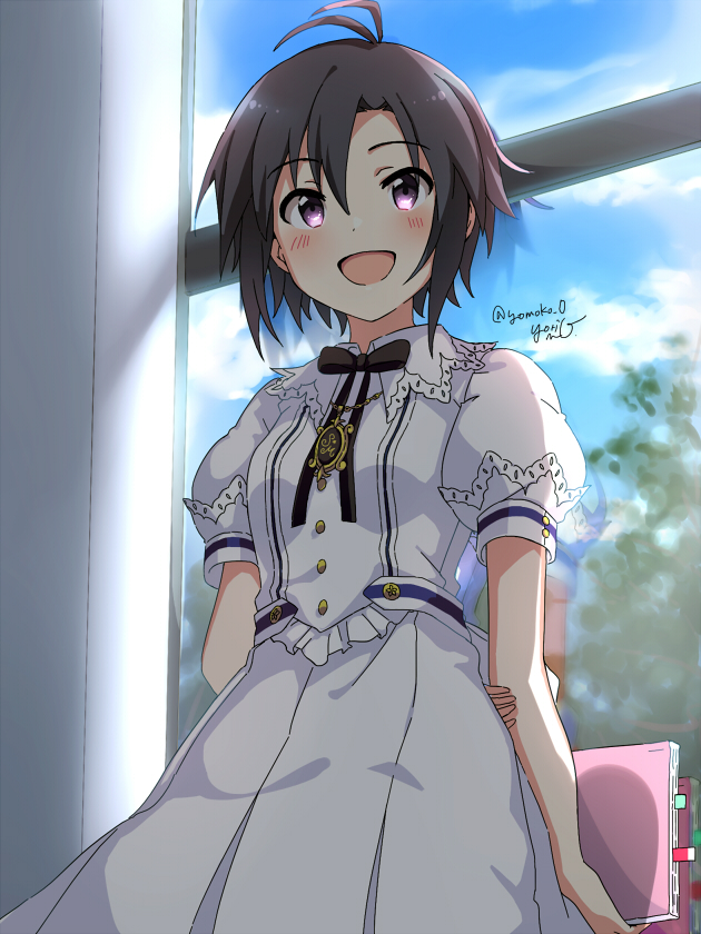 kikuchi makoto (idolmaster and 2 more) drawn by yoriyomo