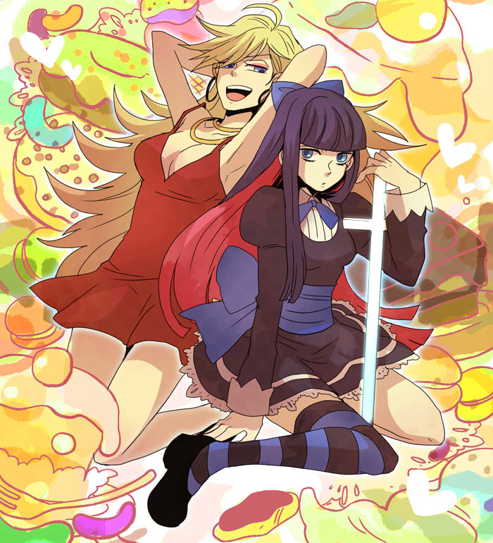 stocking and panty (panty & stocking with garterbelt) drawn by sudachips