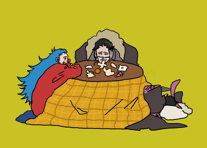 crocodile, buggy the clown, and dracule mihawk (one piece) drawn by dvwbz1109