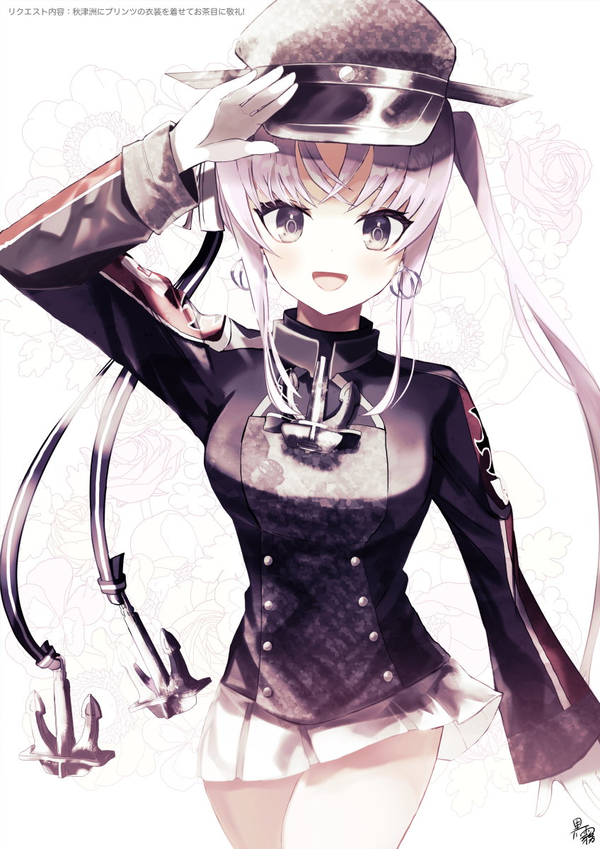 prinz eugen, akitsushima, and prinz eugen kai (kantai collection) drawn by fantasydolce