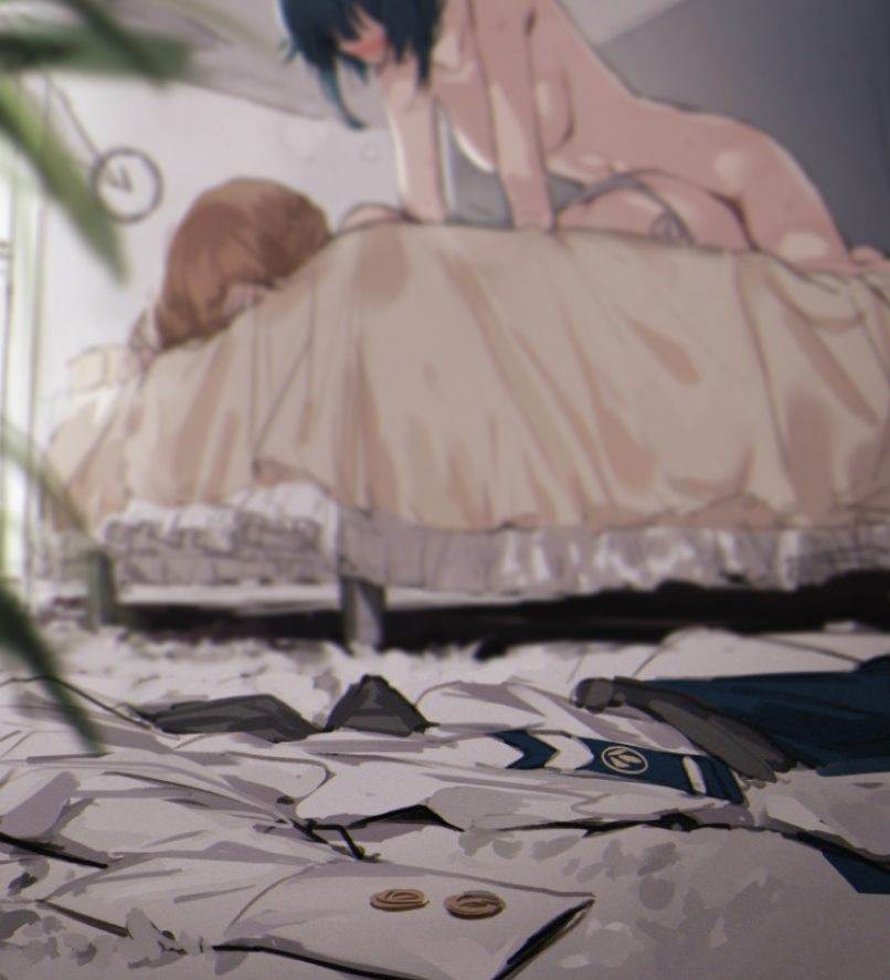 aizawa kazuha and iijima renka (assault lily) drawn by orihi_chihiro