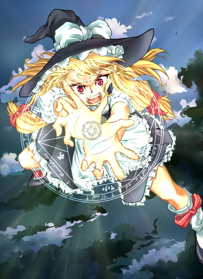 kirisame marisa (touhou and 2 more) drawn by kinntarou