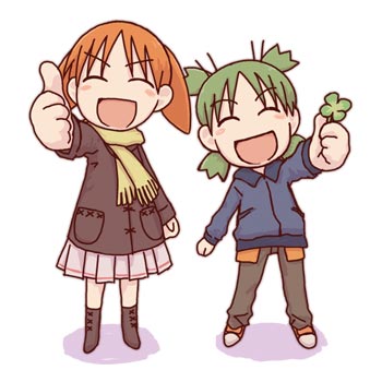 koiwai yotsuba and mihama chiyo (azumanga daioh and 1 more) drawn by emoncake.