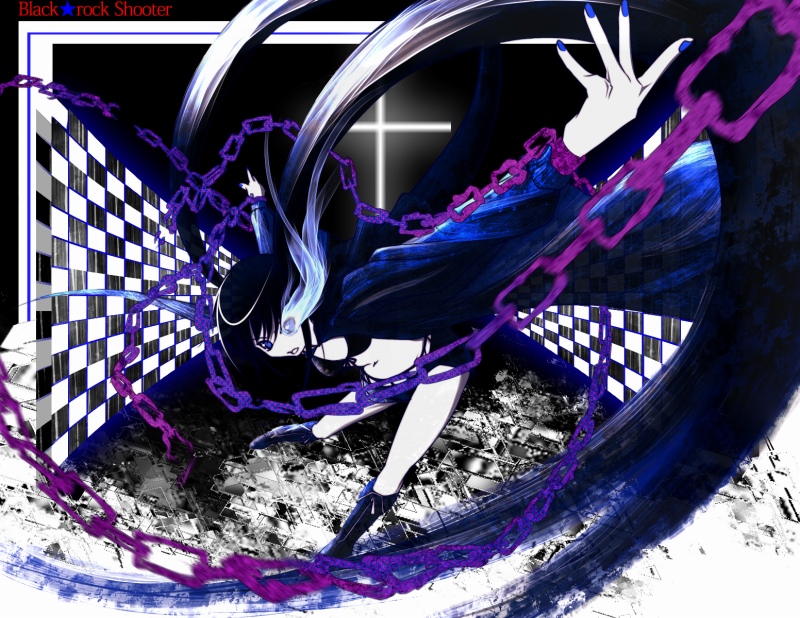 black rock shooter (black rock shooter) drawn by kihito