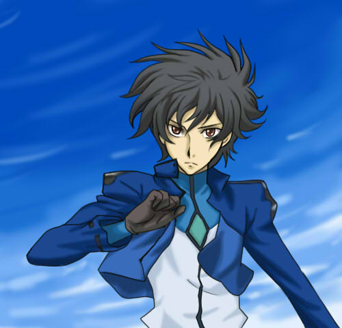 setsuna f. seiei (gundam and 1 more) drawn by matsu