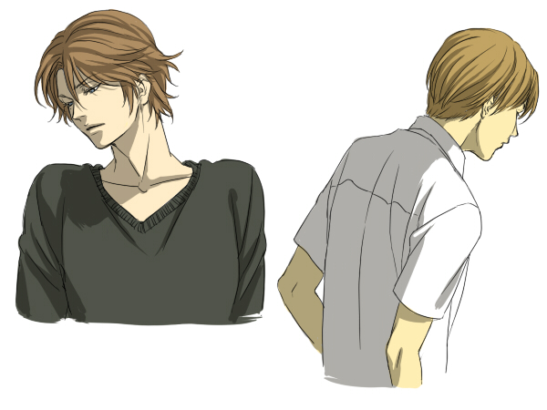 atobe keigo and hiyoshi wakashi (tennis no ouji-sama) drawn by sakatsuki