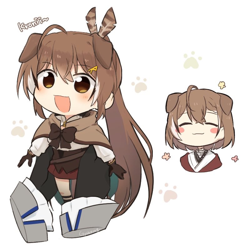 nanashi mumei (hololive and 1 more) drawn by gyaheung